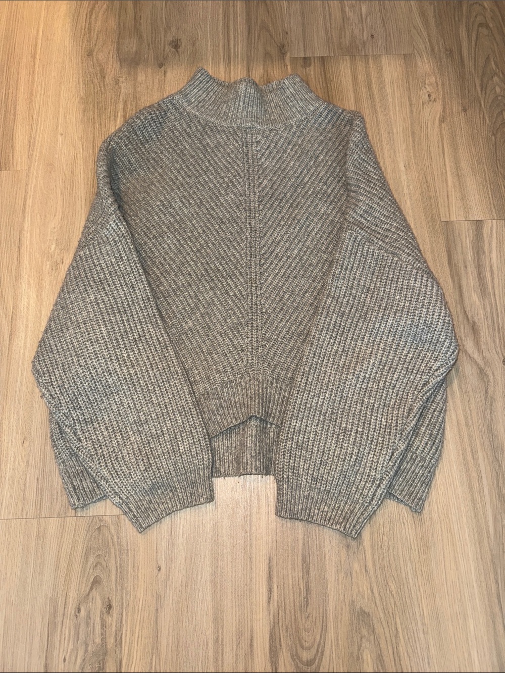 Express Grey Mockneck Sweater Size M